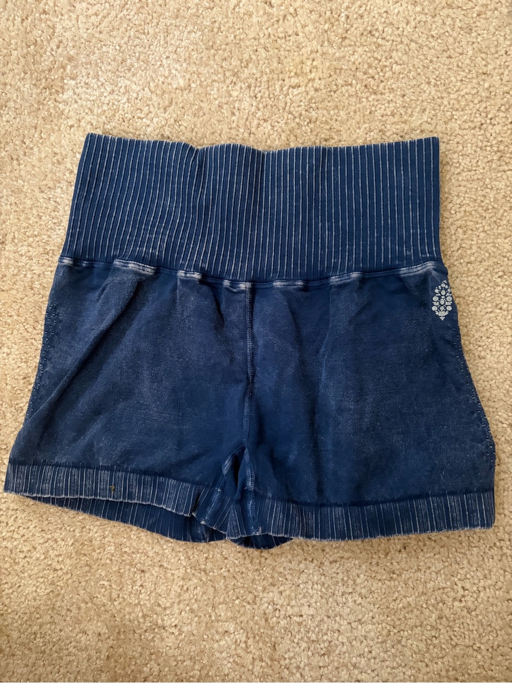 Free People Movement Blue Shorts